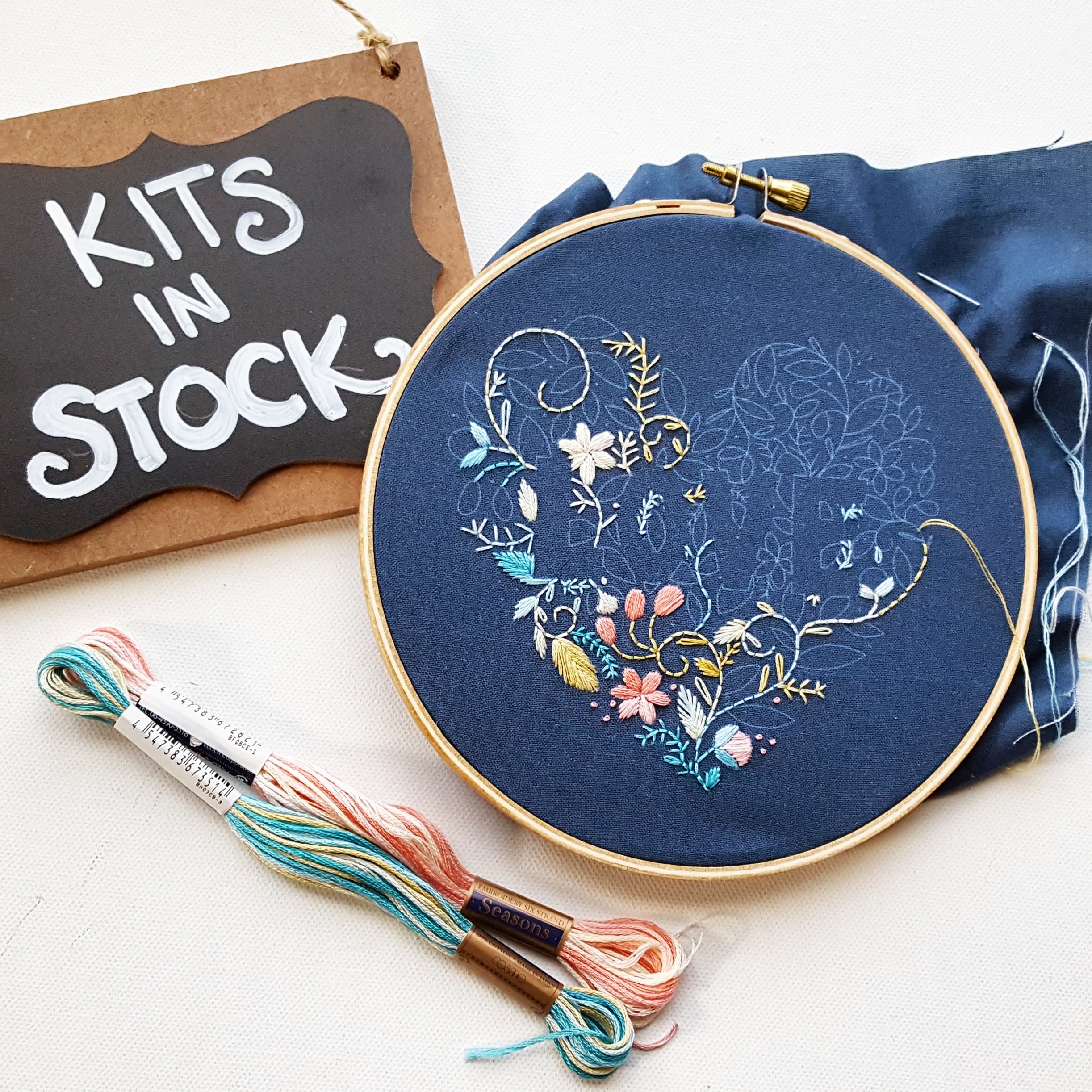 LOVE Embroidery Kit – Jessica Long Embroidery